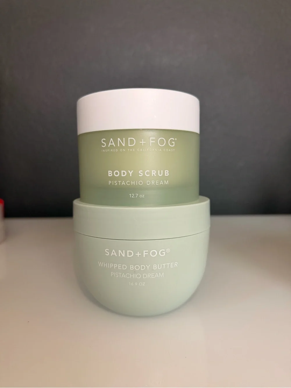 Sand + Fog Pistachio Dream Body Bundle | Body Scrub + Body Butter Set | New